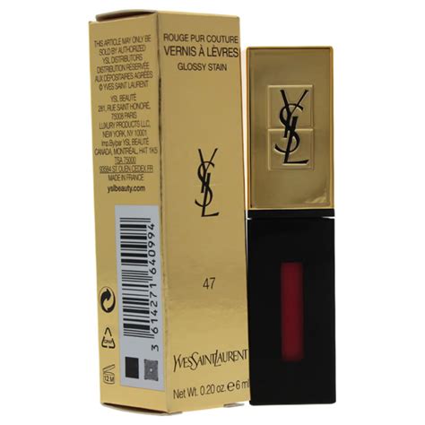 ysl lip gloss 47|YSL glossy lipstick.